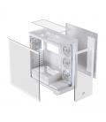 Caja ordenador gaming einarex s700 rgb atx cristal templado blanca