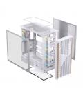 Caja ordenador gaming einarex p800 atx rgb cristal templado blanca