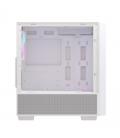 Caja ordenador gaming einarex pm150 matx rgb cristal templado blanca