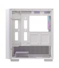 Caja ordenador gaming einarex pm150 matx rgb cristal templado blanca
