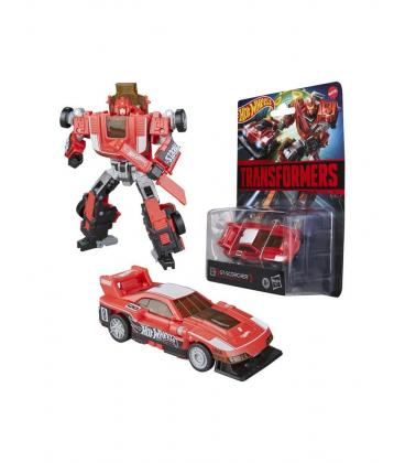 Figura hasbro transformers x hot wheels gt - scorcher