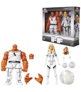 Figura hasbro marvel legends series marvel's the thing & marvel's invisible woman