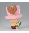 Figura banpresto one piece fluffy puffy chopper vol.1(ver.a) 7cm