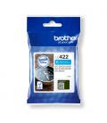 Cartucho de tinta original brother lc-422/ cian