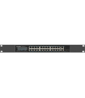 Lanberg RSFE-24P-2C-360 switch No administrado Gigabit Ethernet (10/100/1000) Energía sobre Ethernet (PoE) 1U Negro