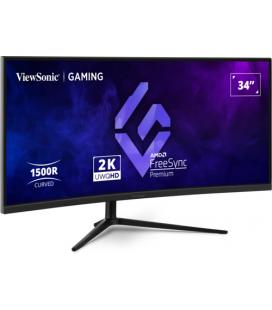 Viewsonic VX3418C-2K pantalla para PC 86,4 cm (34") 3440 x 1440 Pixeles UltraWide Quad HD Negro