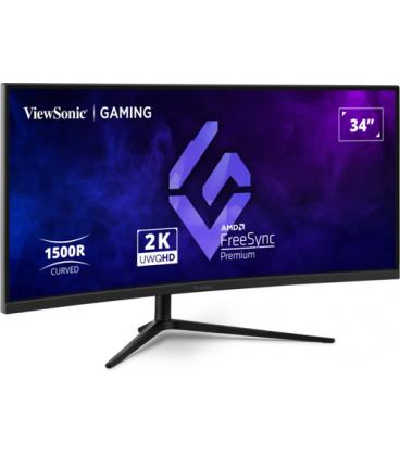 Viewsonic VX3418C-2K pantalla para PC 86,4 cm (34") 3440 x 1440 Pixeles UltraWide Quad HD Negro