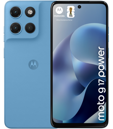 Motorola moto g17 power 17,1 cm (6.72") Ranura híbrida Dual SIM Android 15 USB Tipo C 4 GB 256 GB 6000 mAh Azul