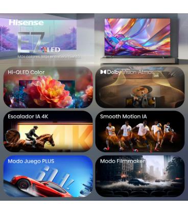 Hisense 75E7S Televisor 190,5 cm (75") 4K Ultra HD Smart TV Wifi Negro