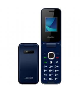 Logicom fleep 460 móvil básico 4g 1.77" ds bt azul