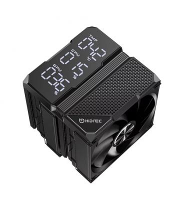 Hiditec DC40 PRO Procesador Refrigerador de aire 12 cm Negro 1 pieza(s)