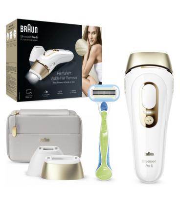Depiladora de luz pulsada braun silk-expert pro 5 pl5154 ipl