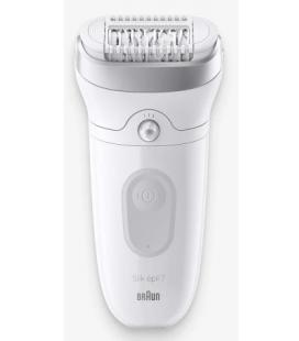 Depiladora braun silk epil skinspa7 7-081/ con batería/ 6 accesorios