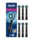 Cabezal de recambio para cepillo oral-b pro cross action/ pack 6 uds