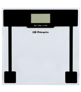 Báscula de baño orbegozo pb 2210/ hasta 150kg/ cristal