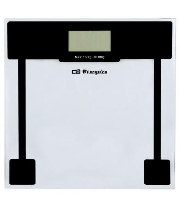 Báscula de baño orbegozo pb 2210/ hasta 150kg/ cristal