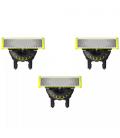 Cabezal de reemplazo para afeitadora eléctrica philips oneblade/ pack 3