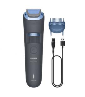 Cortabarbas philips beardtrimmer series 3000 bt3617/15/ con batería/ 2 accesorios