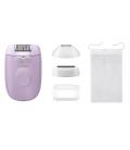 Depiladora philips epilator series 4000 bre257/ con batería/ 4 accesorios