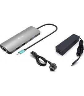 Docking station startech usb tipo c 8 en 1 + cargador 100w