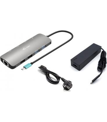 Docking station startech usb tipo c 8 en 1 + cargador 100w