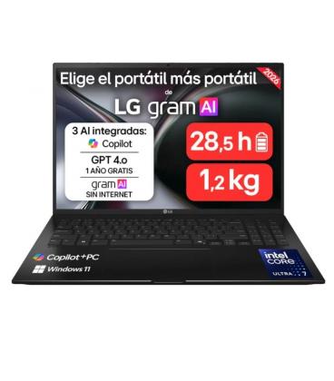 Lg 16zd90tl-g.ax85bn u7-258v 32gb 512gb dos 16"