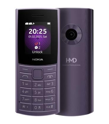 Teléfono móvil nokia 110 4g 2nd edition/ púrpura