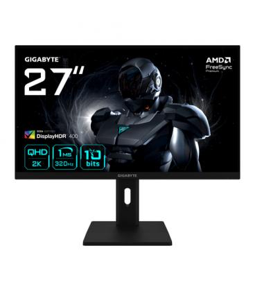 GIGABYTE G27Q3 Monitor Gaming 27” 2K QHD - 2560 x 1440, 320Hz, 1ms, 350 cd/m², FreeSync Premium, Display HDR400, HDMI 2.0, Displ