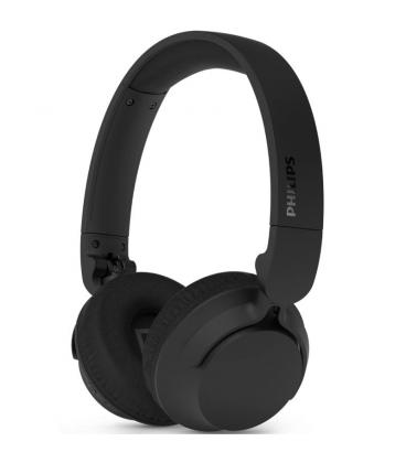 Auriculares inalámbricos philips tah4500bk/ con micrófono/ bluetooth/ negros