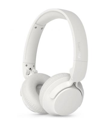 Auriculares inalámbricos philips tah4500wt/ con micrófono/ bluetooth/ blancos
