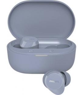 Auriculares bluetooth philips tat1300lb con estuche de carga/ autonomía 6h/ azules