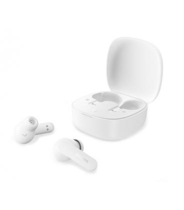 Auriculares bluetooth philips tat2100wt con estuche de carga/ autonomía 8h/ blancos