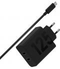 Motorola TurboPower 125W Duo Charger Universal Negro Corriente alterna Carga rápida Interior