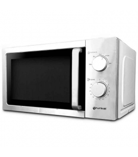 Microondas grunkel mwg-20inox/ 700w/ capacidad 20l/ funcion grill/ plata
