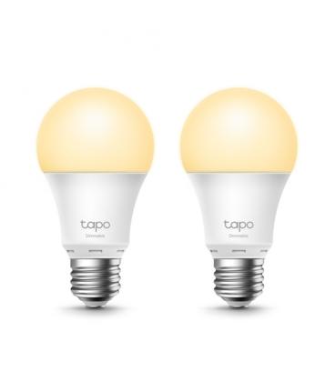 Bombilla inteligente tp-link tapo l510e/ casquillo e27/ 8.7w/ 806 lúmenes/ 2700k/ pack 2