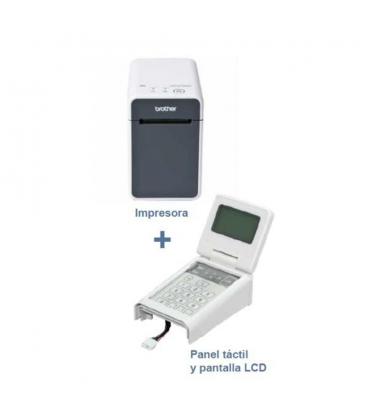 Impresora de etiquetas y tickets brother td - 2125n termica directa - 32mb ram - usb - red + patdu001