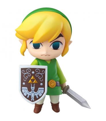 Figura good smile companyy the legend of zelda the wind waker hd version nendoroid link 10cm