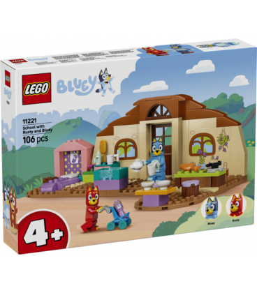 Lego escuela con rusty y bluey