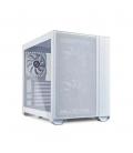 Caja ordenador gaming lian li o11 air mini atx cristal templado blanco