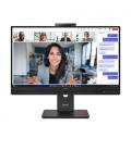 Monitor led 23.8 pulgadas lenovo thinkvision t24 - 4v ips - fhd - dp - hdmi - vga - 120hz - 4ms - vesa 100x100 - webcam