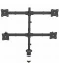 Soporte mesa startech vesa hasta 27 100x100mm max 32kg brazo cuadruple
