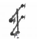 Soporte mesa startech vesa hasta 27 100x100mm max 32kg brazo cuadruple