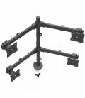 Soporte mesa startech vesa hasta 27 100x100mm max 32kg brazo cuadruple