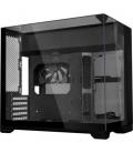 Caja ordenador gaming lian li o11 vision - m matx cristal templado negra