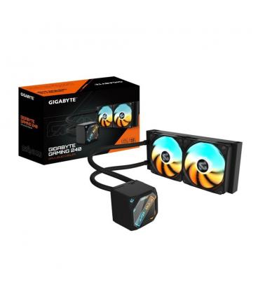 Kit refrigeracion liquida gigabyte gaming 240 argb 2x 120mm negro