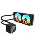 Kit refrigeracion liquida gigabyte gaming 240 argb 2x 120mm negro