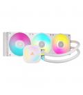 Kit refrigeracion liquida corsair titan 360 rx rgb icue link 3x 120mm blanco