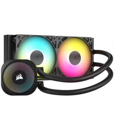 Kit refrigeracion liquida corsair nautilus 240 argb 2x 120mm negro