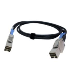 Cable mini sas qnap 1m - macho - macho - negro