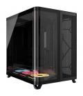 Caja ordenador gaming corsair air 5400 lx - r rgb icue atx cristal templado negra